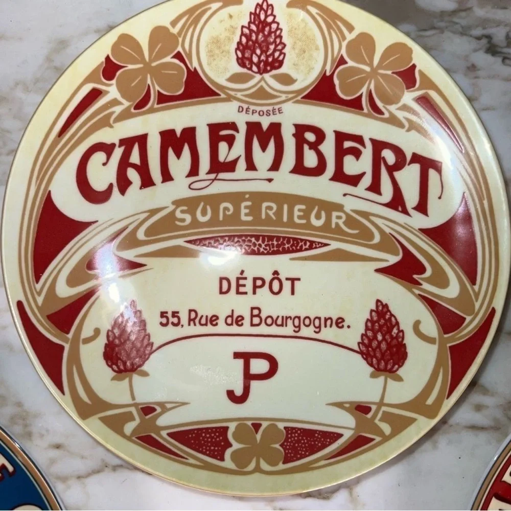 Vintage Bia Camembert 8 Inch Plates Set of 4 - Picture 4 of 6